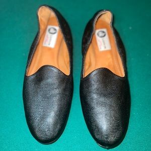 Lanvin Lizard Leather Shoes. #lanvin #paris #lizard #black